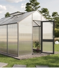 Serre de jardin 12,74 m² Dahlie IV KGT aluminium et polycarbonate