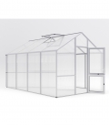 Serre de jardin 12,74 m² Dahlie 4 KGT aluminium et polycarbonate