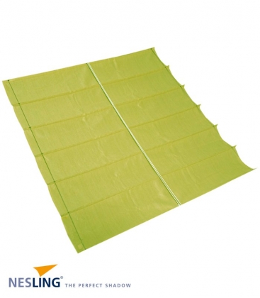 Store bateau Pergola Nesling complet HDPE polyéthylène tressé 285 grames coloris citron vert- lemon lime