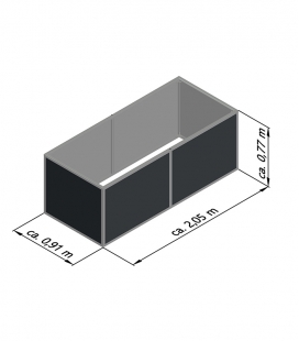 Potagers en aluminium 210 KGT