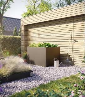 Potager en aluminium anthracite 130 KGT