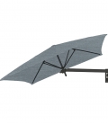 Parasol mural carré Paraflex Umbrosa Wall aqua