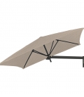 Parasol mural carré Paraflex Umbrosa Wall avena
