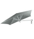 Parasol mural carré Paraflex Umbrosa Wall flanelle alu
