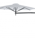 Parasol mural rond Paraflex Wall Umbrosa lin