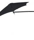 Parasol mural rond Paraflex Wall Umbrosa black
