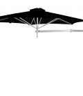 Parasol mural rond Paraflex Wall Umbrosa black