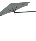 Parasol mural rond Paraflex Wall Umbrosa flanelle