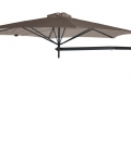 Parasol mural rond Paraflex Wall Umbrosa taupe