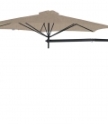Parasol mural rond Paraflex Wall Umbrosa sand