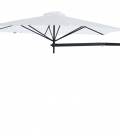 Parasol mural rond Paraflex Wall Umbrosa natural