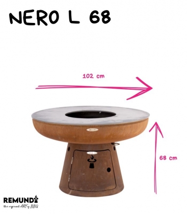 Brasero-Barbecue Nero - Remundi