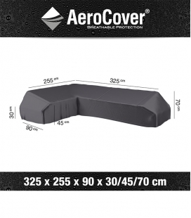 7882 Bâche de protection pour salon de jardin d'angle