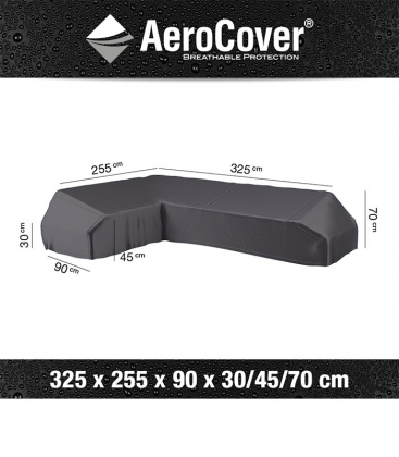 7882 Bâche de protection pour salon de jardin d'angle