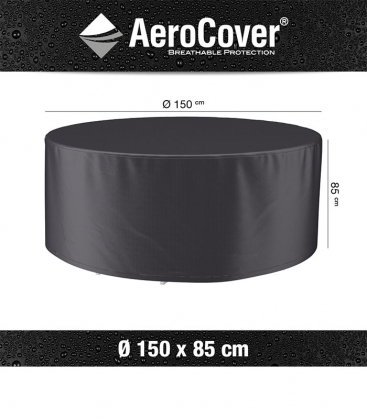 7911 Bâche de protection ronde pour table et chaises de jardin