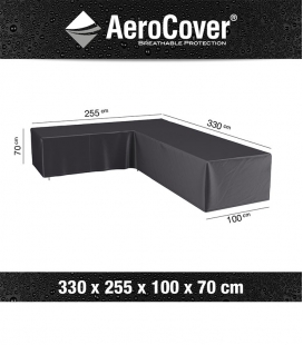 7946 Bâche de protection pour salon de jardin d'angle avec dossier bas