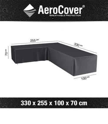 7946 Bâche de protection pour salon de jardin d'angle avec dossier bas