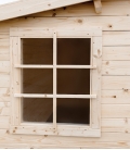 Abri de jardin en bois deux pans de 5m² (2,5mx2m)