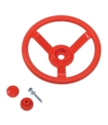 accessoire roue volant rouge pour maisonnette bois axi