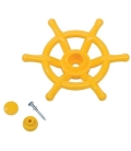 accessoire roue bateau jaune pour maisonnette bois axi