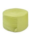 tissu Fabric-Plus Rock pouf traditionnel tissu coloris vert citron