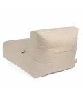 tissu Fabric-plus fauteuil d'extérieur newlounge tissu coloris beige