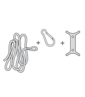 Rope kit ingenua complete with carabiner and tensioner