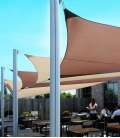 Voile ingenua carré Umbrosa ajouré et imperméable