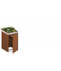 Binto - Habillage en bois dur plateau à plantes 1 à 4 box