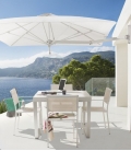 Parasol déporté Paraflex WallFlex par umbrosa le parasol le plus polyvalent et solide du marché