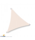 Voile d'ombrage triangle imperméable dreamsail Nesling 5m densité 220Gr coloris crème