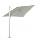 Parasol Premium Umbrosa Spectra straight coloris Grey poteau alu anodisé