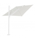 Parasol Premium Umbrosa Spectra straight coloris Canvas poteau alu Blanc