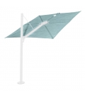 Parasol Premium Umbrosa Spectra straight coloris Curacao poteau alu Blanc
