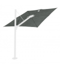 Parasol Premium Umbrosa Spectra straight coloris Flanelle poteau alu Blanc
