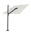 Parasol Premium Umbrosa Spectra straight coloris Canvas poteau alu Noir