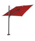 Parasol Premium Umbrosa Spectra straight coloris Pepper poteau alu Noir