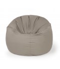 Pouf rond Donut tissu new canvas couleur nature outbag