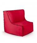 Canapé d'extérieur Piece zip Outbag Tissu plus rouge