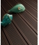 Dark brown bamboo decking board 20 x 137 x 1850