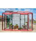 Serre Miccolo M04 ACD 2,46m² finition Aluminium Naturel