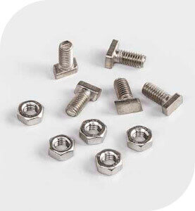 quincaillerie entièrement en acier inoxydable et identique à toutes les structures