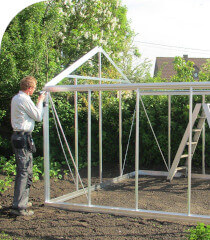 montage d'une armature de serre ACD