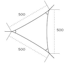triangle equilatéral croquis